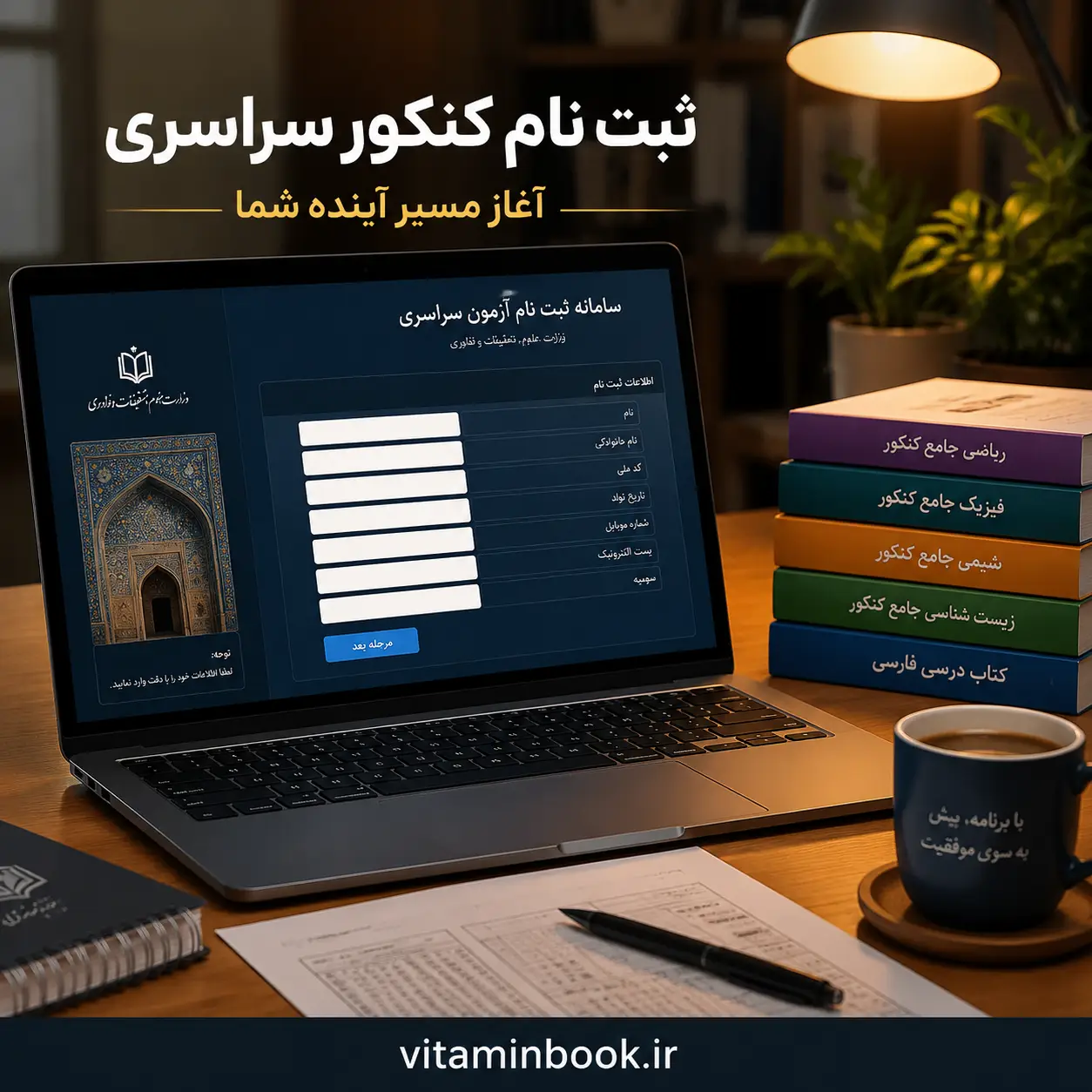 راهنمای جامع و گام‌ به‌ گام ثبت نام کنکور سراسری 1405 + نکات طلایی و پاسخ به سوالات شما